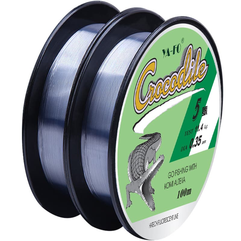 (Wholesale), nylon soft wear-resistant fishing line, 100meter, crocodile 5