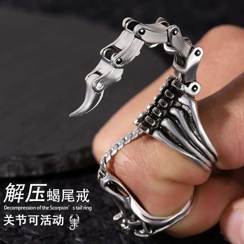 (Wholesale), retro ring hip-hop style, Amazon, punk style, men's style 1