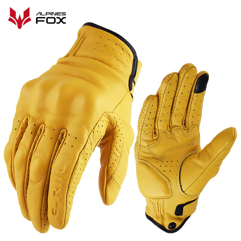 Retro men's classic travel gloves sheepskin, equipment, nostalgia 5