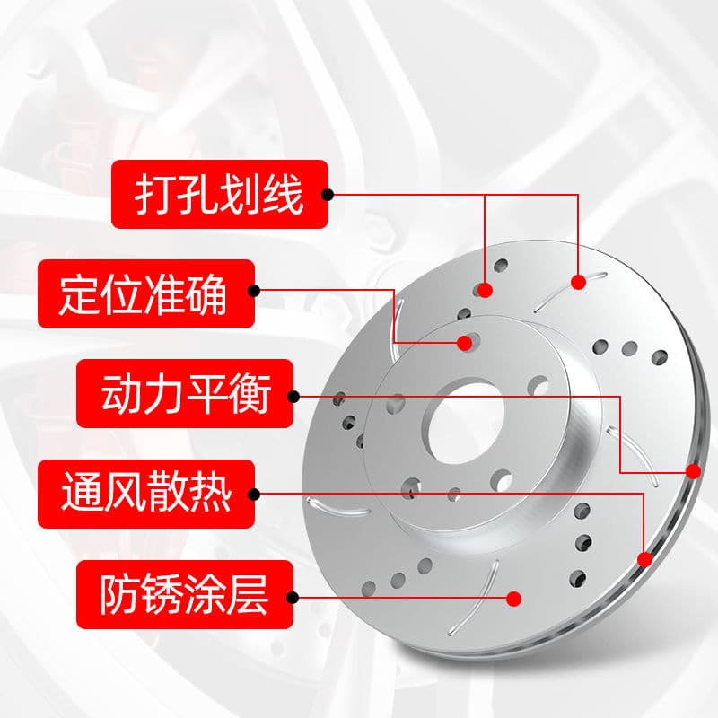 Suitable for Haval First Love F7 H2 H6 Coupe/H7L/H8H9/M6 First Love Big Dog Red Rabbit Brake Disc Original Factory 4