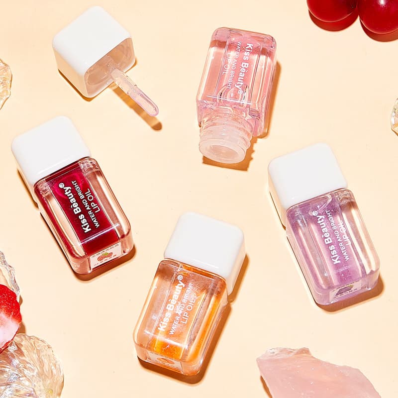 Kiss Beauty Water sensation Lip Oil Dudu Lip Student Moisturizing Lip Plums and Blinds Blight Mirror Lip Glaze 3