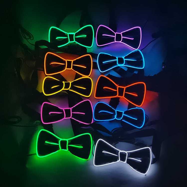 Atmospheric flashing bow tie with bow, graduation party 2