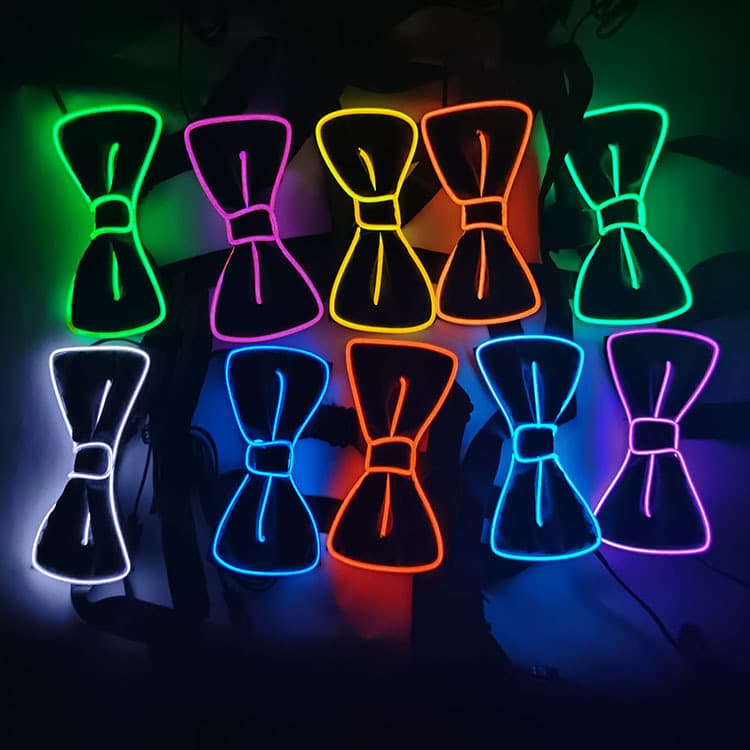 Atmospheric flashing bow tie with bow, graduation party 1