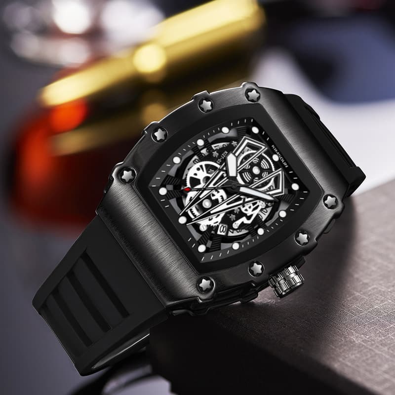 (Cross-border trading), silicone sports men's watch 3