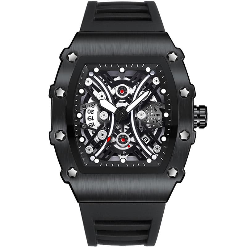 (Cross-border trading), silicone sports men's watch 5