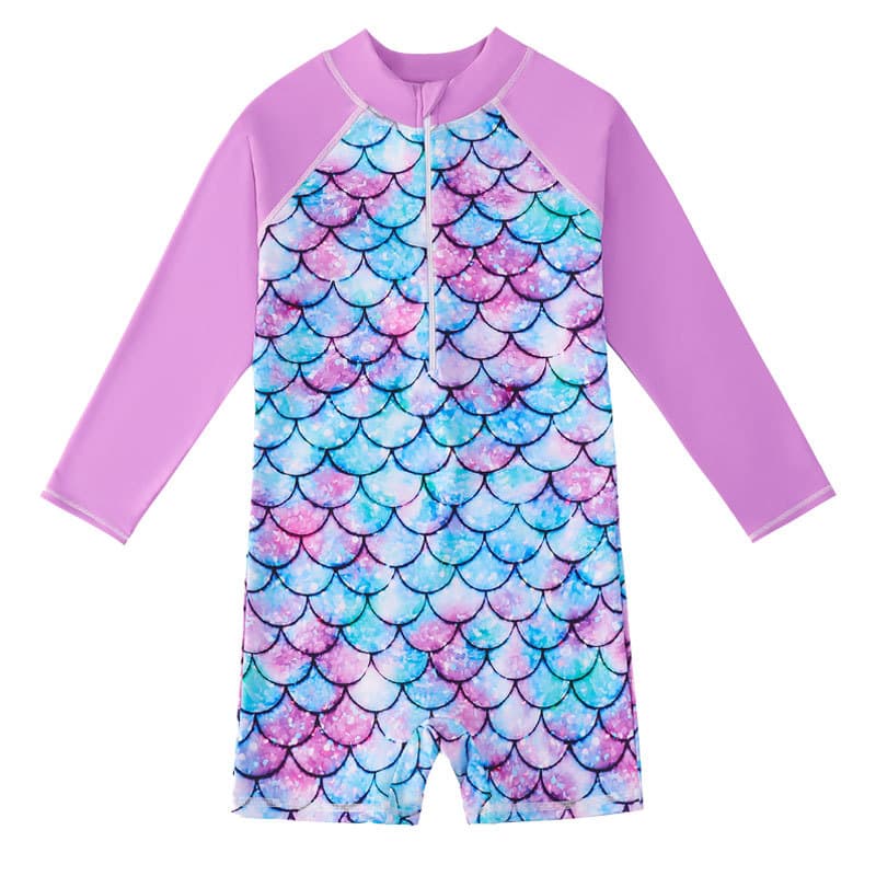 (Cross-border trading), children's swimwear, long-sleeve, sun protection cream, for teenagers 5