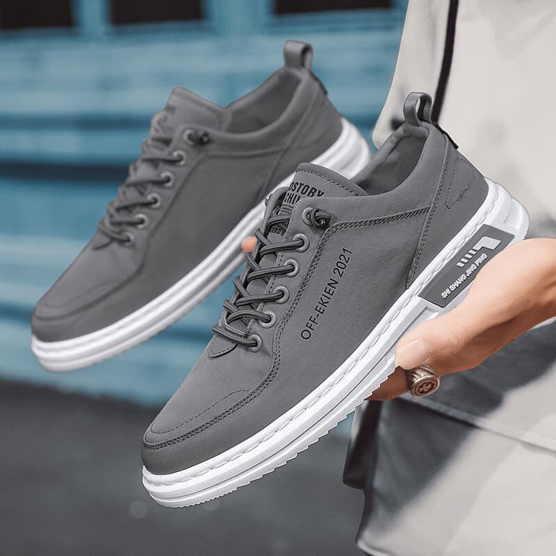 Men's 2025 new ice silk canvas shoes versatile soft sole casual sports men's shoes Korean style breathable board shoes 4