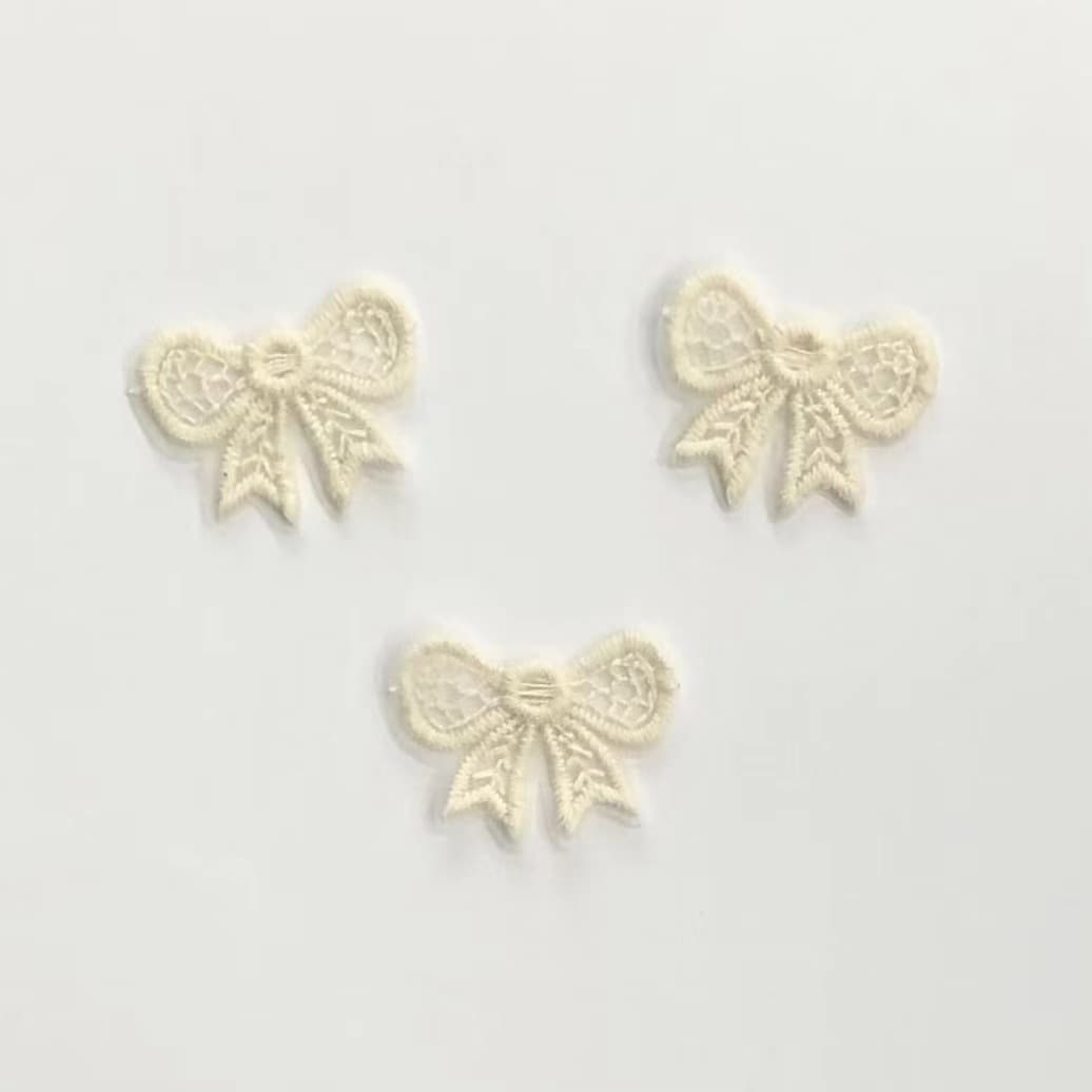 Bow tie, cute accessories, with embroidery, Korean style, children's clothing, DIY 2