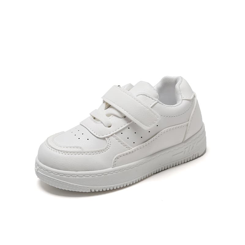 Children's white sneakers for men and women, Spring/Fall 2026 model, soft sole 5