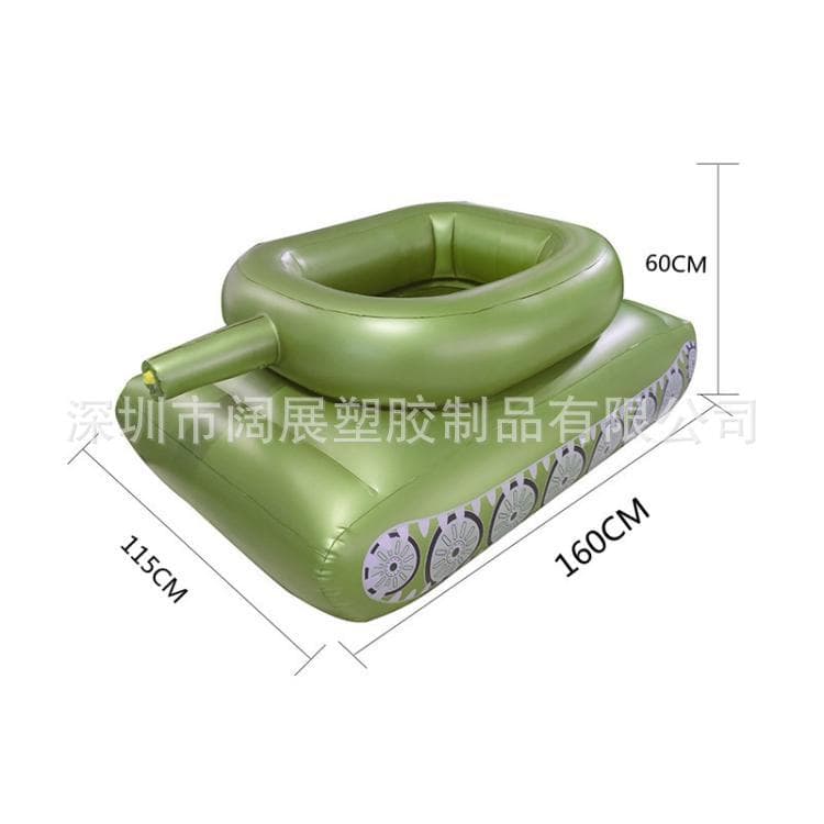 Inflatable toy play in water for adults, tank, swimming ring, motorcycle 2
