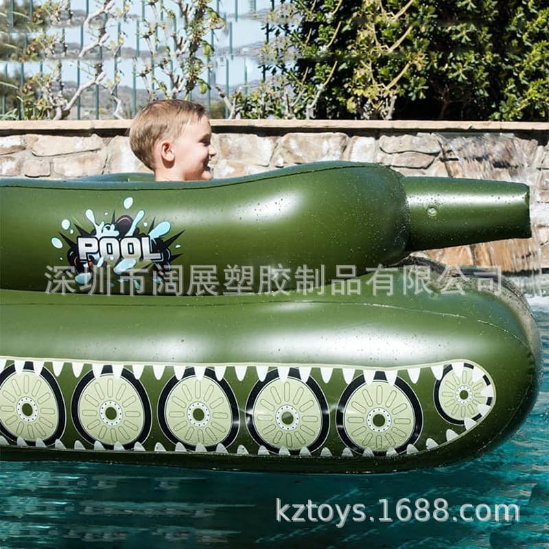 Inflatable toy play in water for adults, tank, swimming ring, motorcycle 5