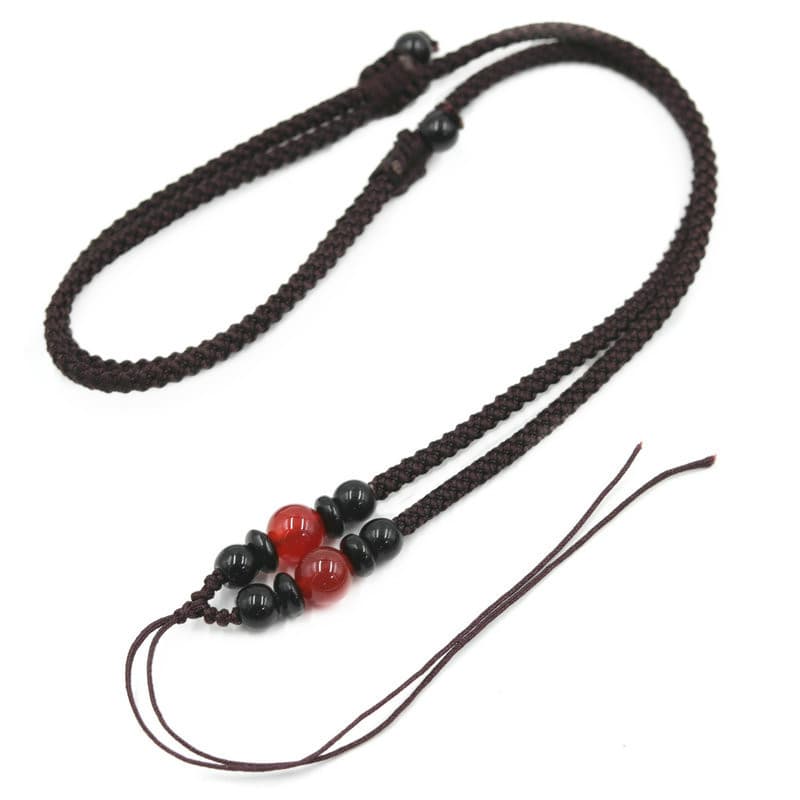 DIY Pendant, agate emerald strap, necklace cord for men and women 5