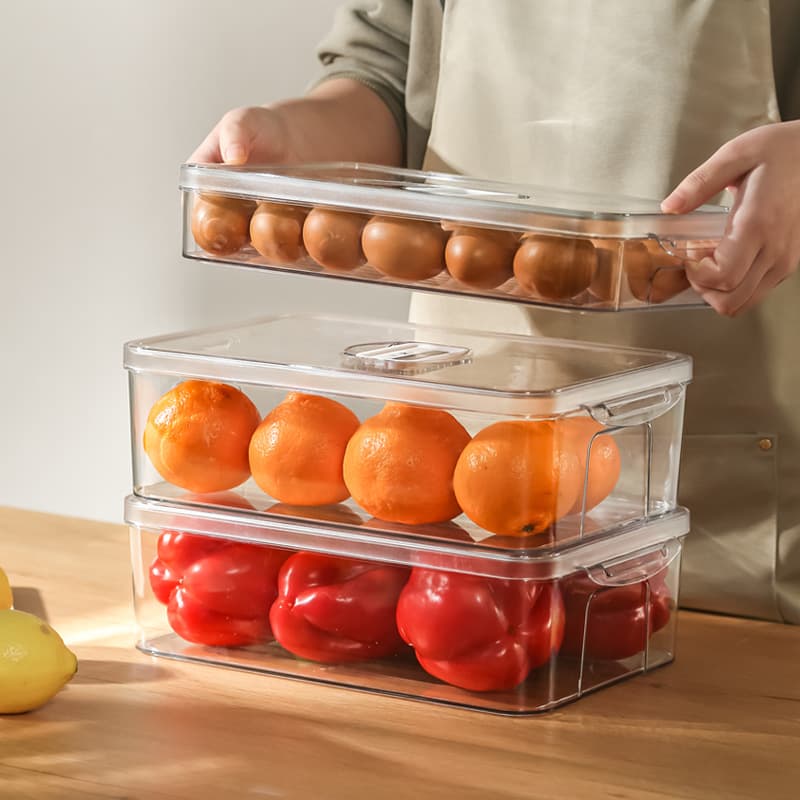 Multi -School refrigerator fresh storage box food -grade large egg dumplings box kitchen storage food food frozen sorting 2
