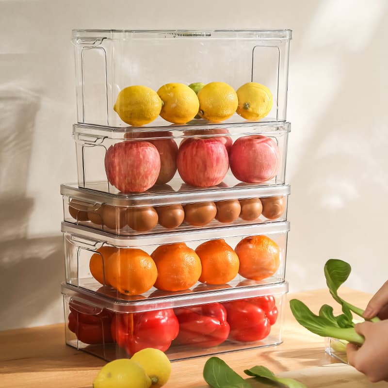 Multi -School refrigerator fresh storage box food -grade large egg dumplings box kitchen storage food food frozen sorting 3