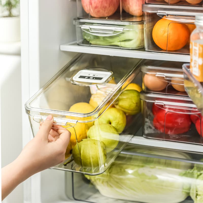 Multi -School refrigerator fresh storage box food -grade large egg dumplings box kitchen storage food food frozen sorting 1