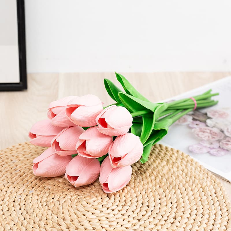 Artificial Mini Tulip Simulation Flowers Decorative Bouquet 2
