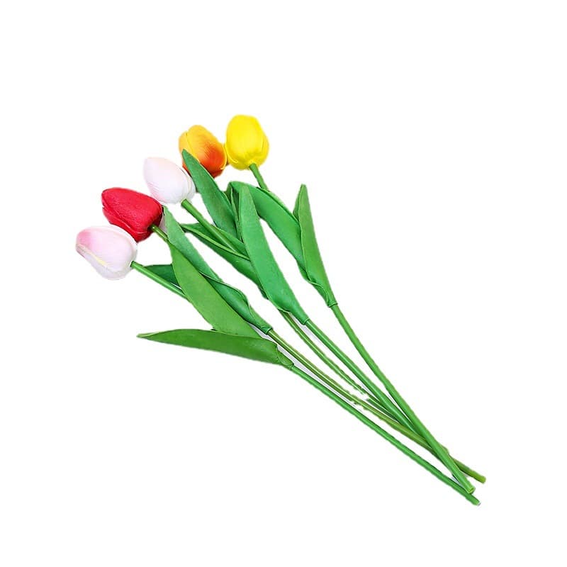 Artificial Mini Tulip Simulation Flowers Decorative Bouquet 5