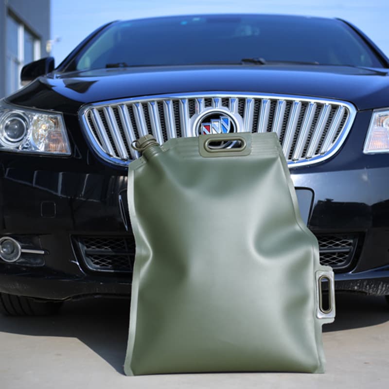 Portable oil bag, thickened portable software oil barrel, car spare oil tank, mobile transportation, storage and storage bag 2