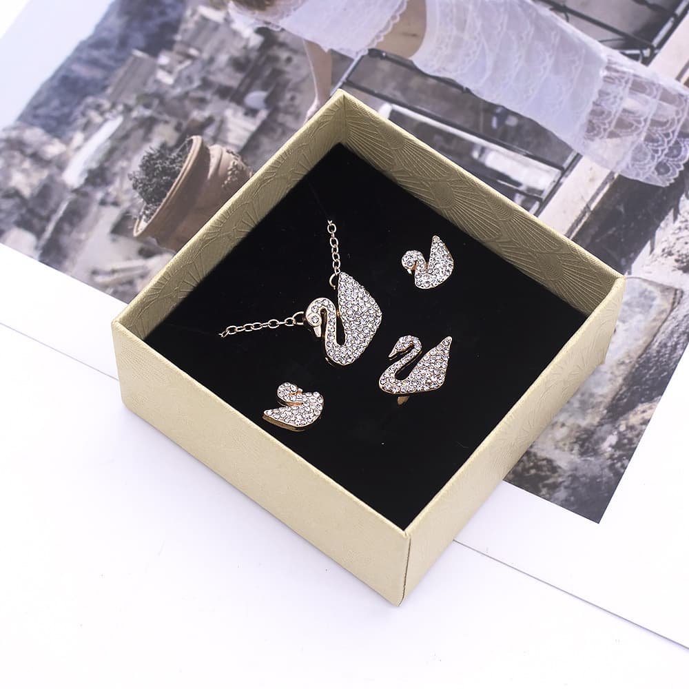 [jewelry set Necklace ring ear stud Women's accessories 饰品] 2