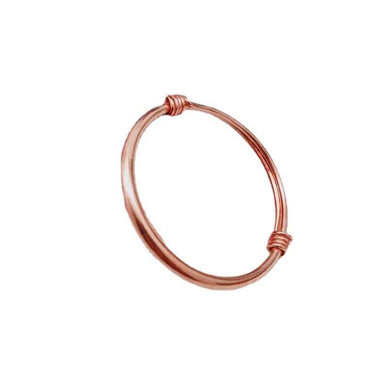 Copper glossy brass ethnic bracelet, ethnic style 5