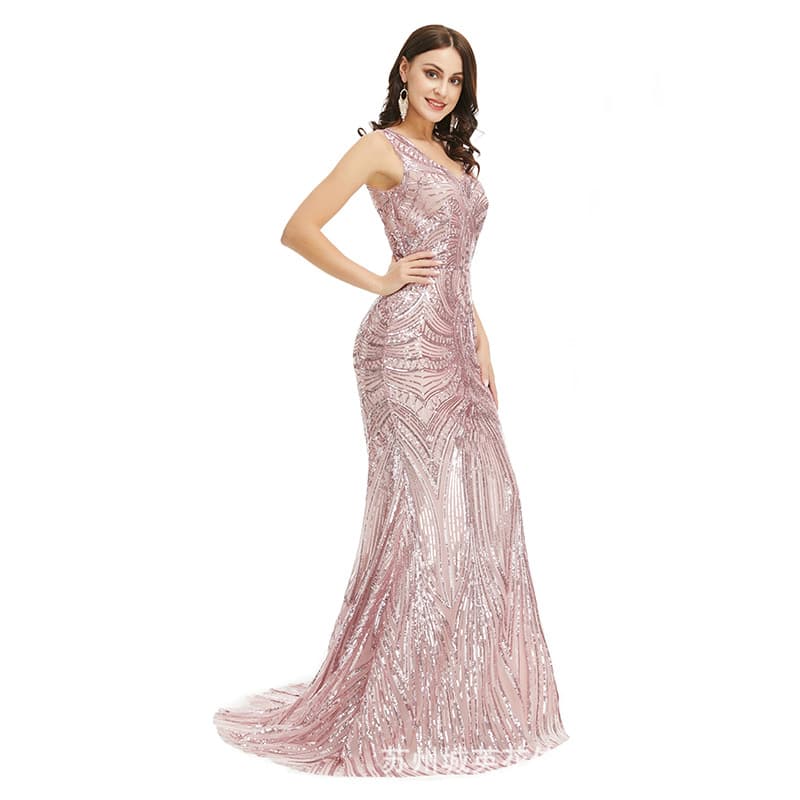 Spring fashionable lace wedding dress, evening dress, 2022, trend of season 4