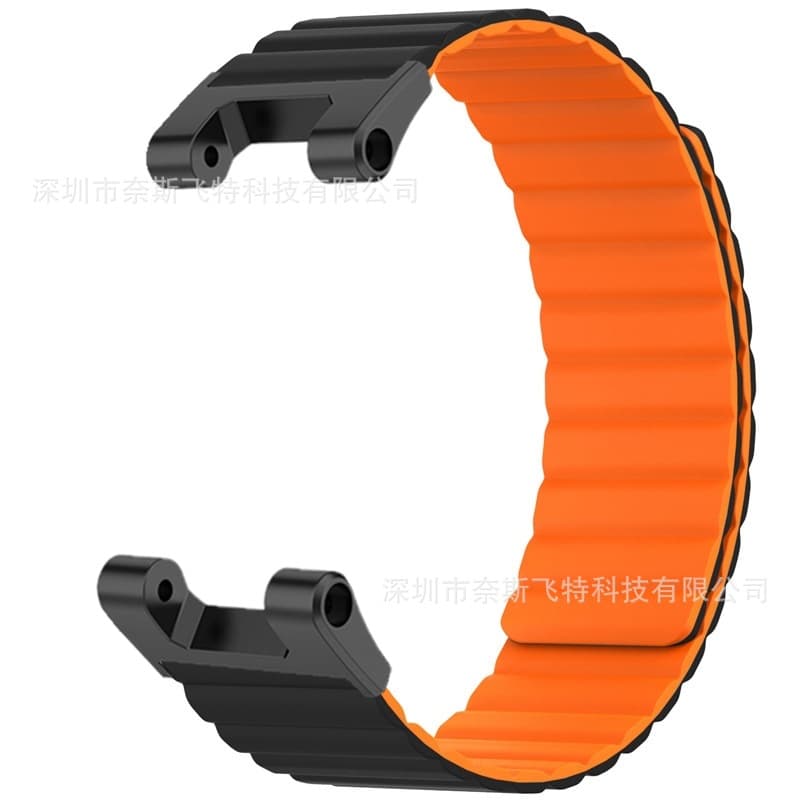 Suitable for Huami Amazfit T-Rex/ T-Rex Pro Silicone Silicone Powerful Magnetic Magnett Belt 3