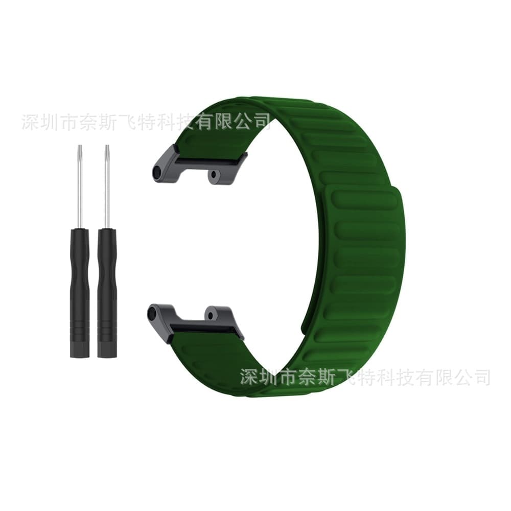 Suitable for Huami Amazfit T-Rex/ T-Rex Pro Silicone Silicone Powerful Magnetic Magnett Belt 5