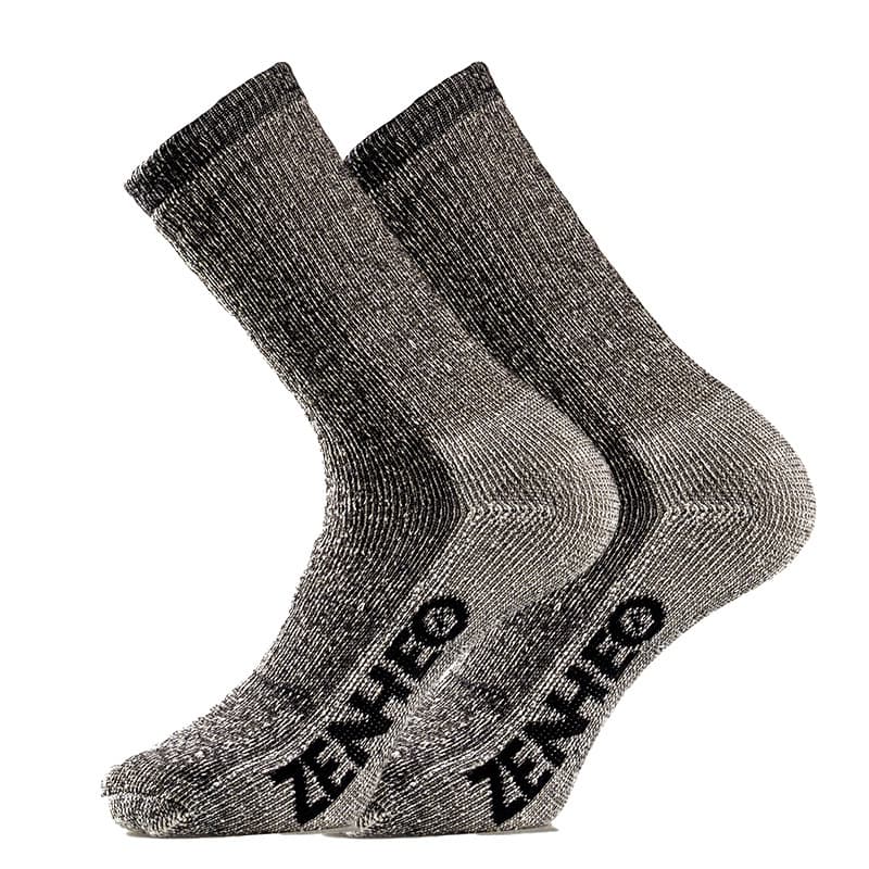 Zhuohe Zenheo Melo Meru's thick wool socks men's and women's outdoor hiking all -round towel mid tube high -top socks 5