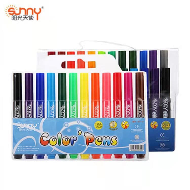 Sunshine Angel Watercolor Crayons Washable Kindergarten Art Set 4