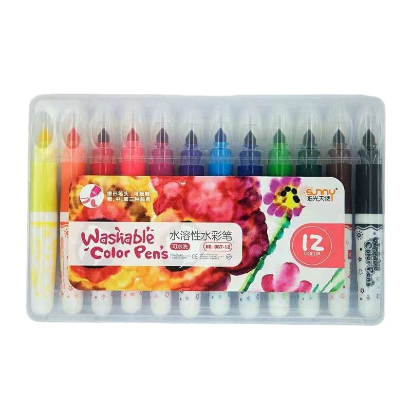 Sunshine Angel Watercolor Crayons Washable Kindergarten Art Set 5