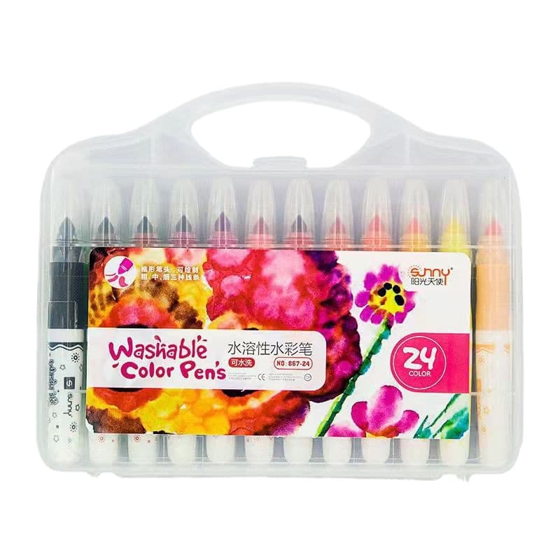 Sunshine Angel Watercolor Crayons Washable Kindergarten Art Set 1