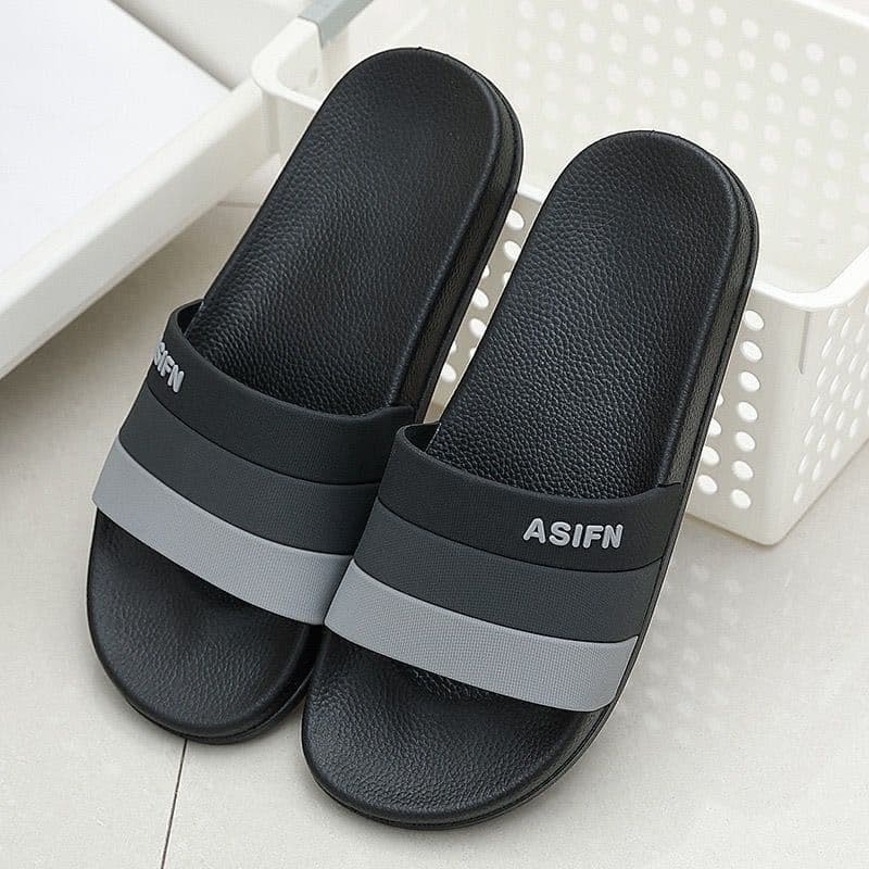 Fashionable non-slip slippers to go out for men and women, for beloved, Korean style 3