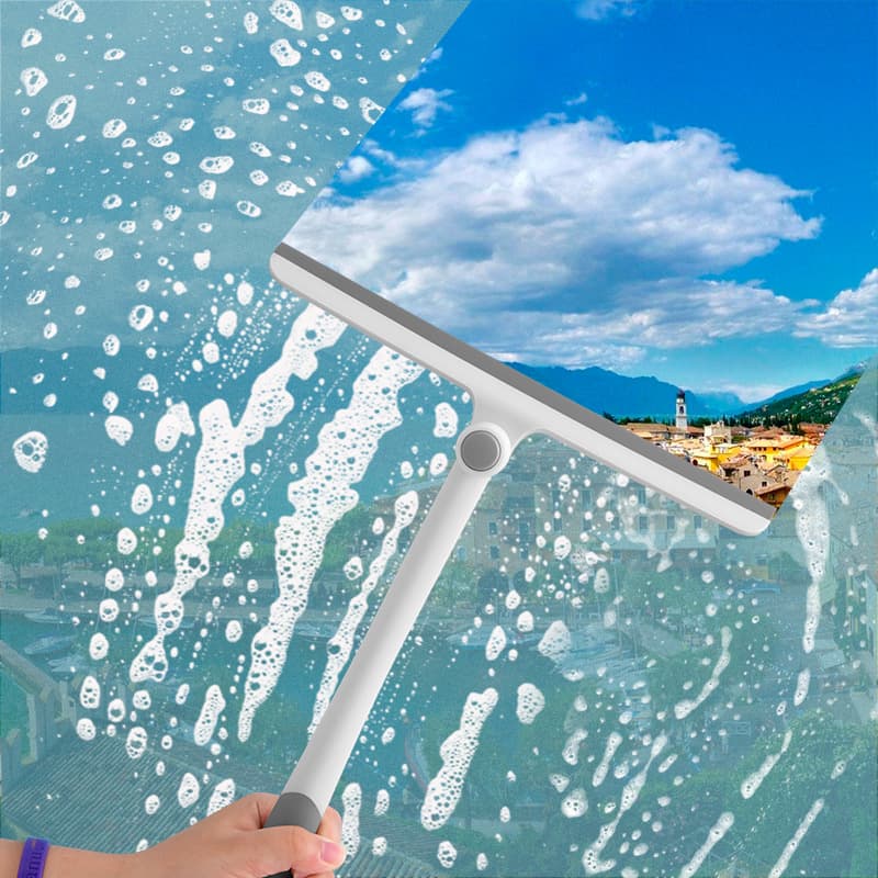 360° rotating T-type glass wiper household window cleaner glass wiper tool bathroom cleaning wiper 3
