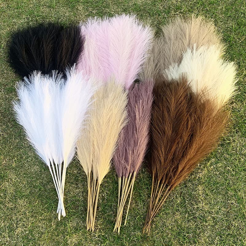 Artificial Panpas grass small dried grass reed simulation flower plant home decoration wedding party rabbit tail grass flower 1