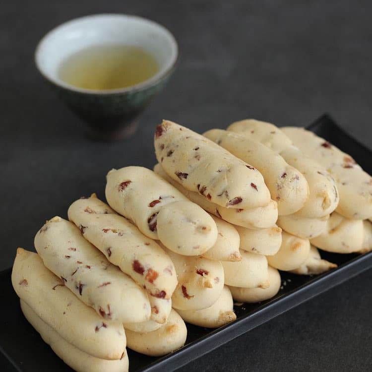 Cranberry Flavored Mochi Finger Bread Breakfast Snack Meal Replacement Whole Wheat Casual Internet Celebrity Snack Cake Afternoon Tea 3