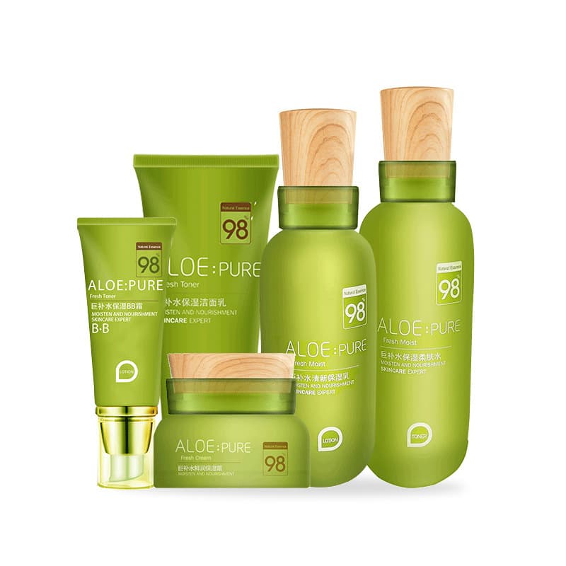 Aloe Vera Gel & Lotion Set with BB Cream 4