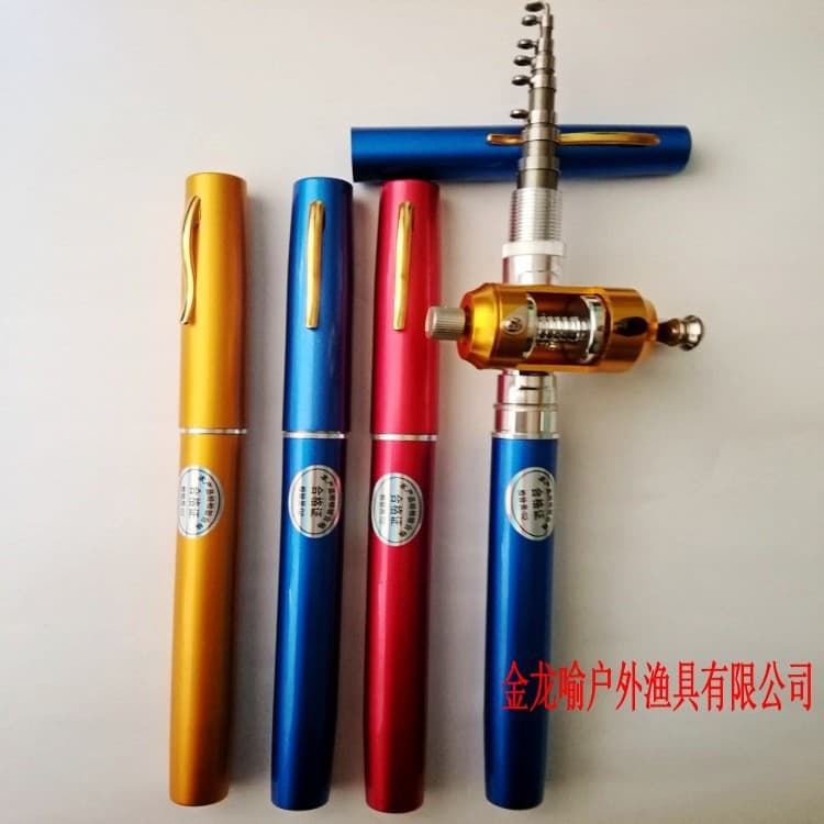 Small pens small mini fishing rod 1 meter 1.4 meters 1.6 drum wheel ice rigid ultra -short pocket rod steel fisher 4