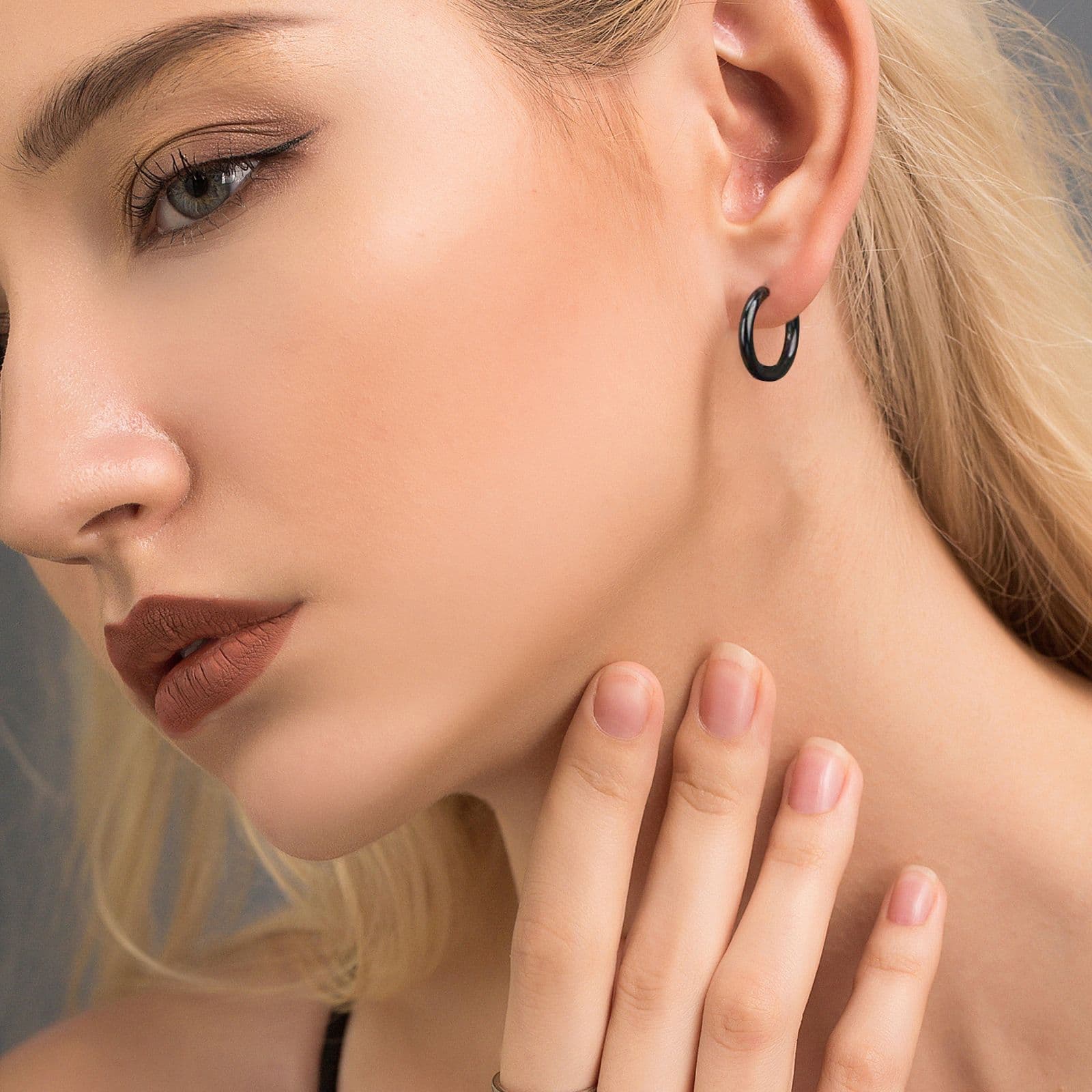 (Wholesale), (Cross-border trading), fashionable earrings stainless steel, European style, simple and elegant design 3