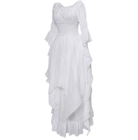 Lace megaphone, retro dress with sleeves, small princess costume, Gothic, cosplay, graduation party 3