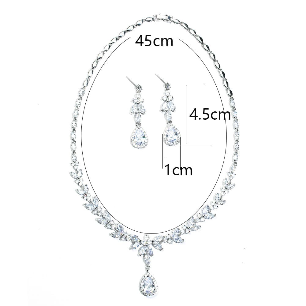 Fashionable set for bride, accessory, jewelry, European style, for bridesmaid, direct factory sales 4