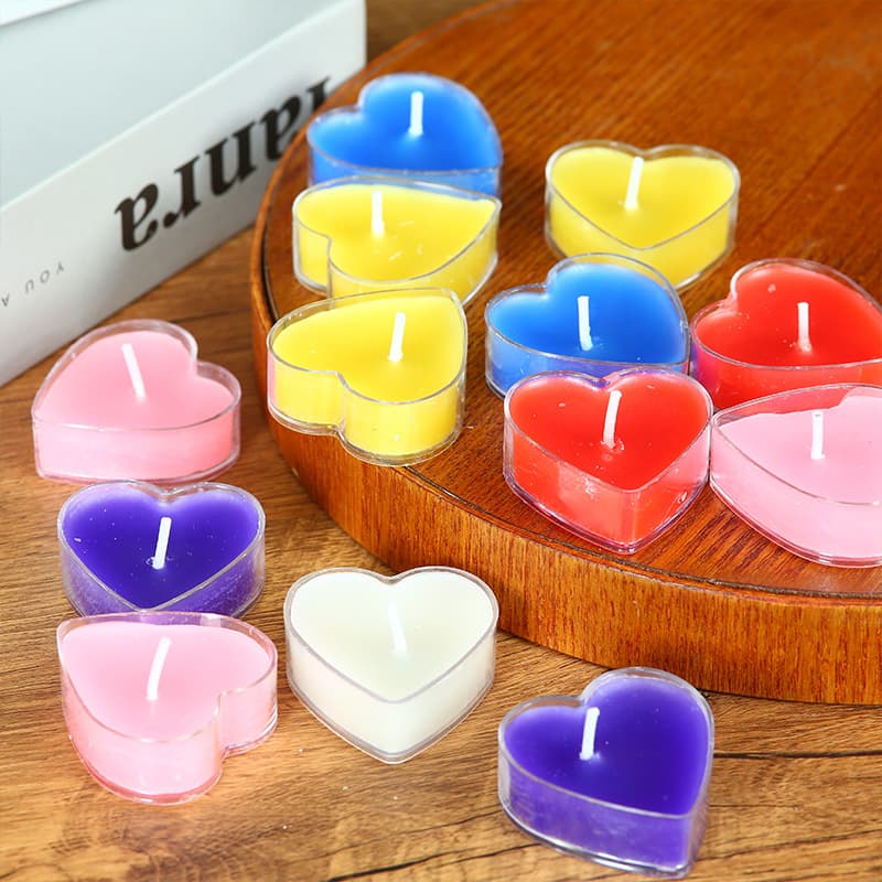 (Wholesale), plastic candle for St. Valentine's Day 2