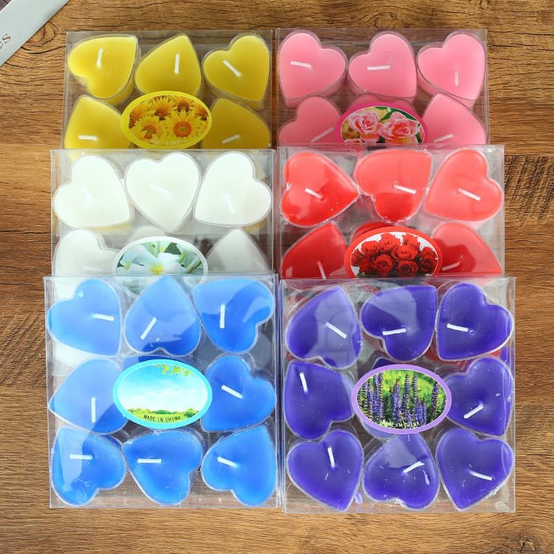 (Wholesale), plastic candle for St. Valentine's Day 3