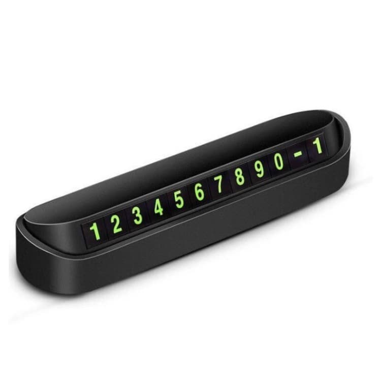 Temporary parking numbers, licensed cars, telephone, vehicle vehicle, vehicle high -end metal roller -type hidden 5