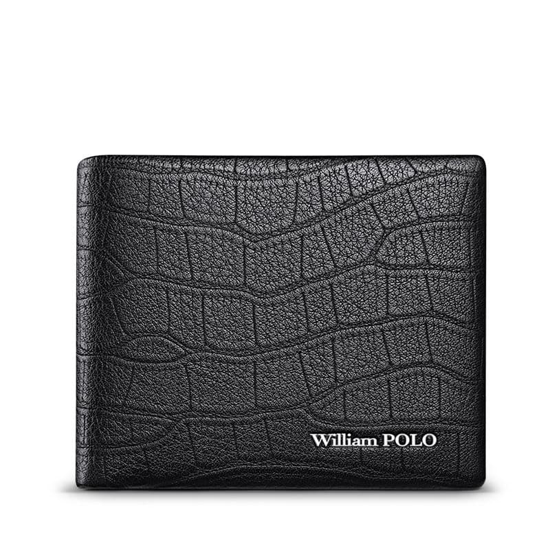 Short wallet, men's card holder, genuine leather, simple and elegant design, high-quality style 5