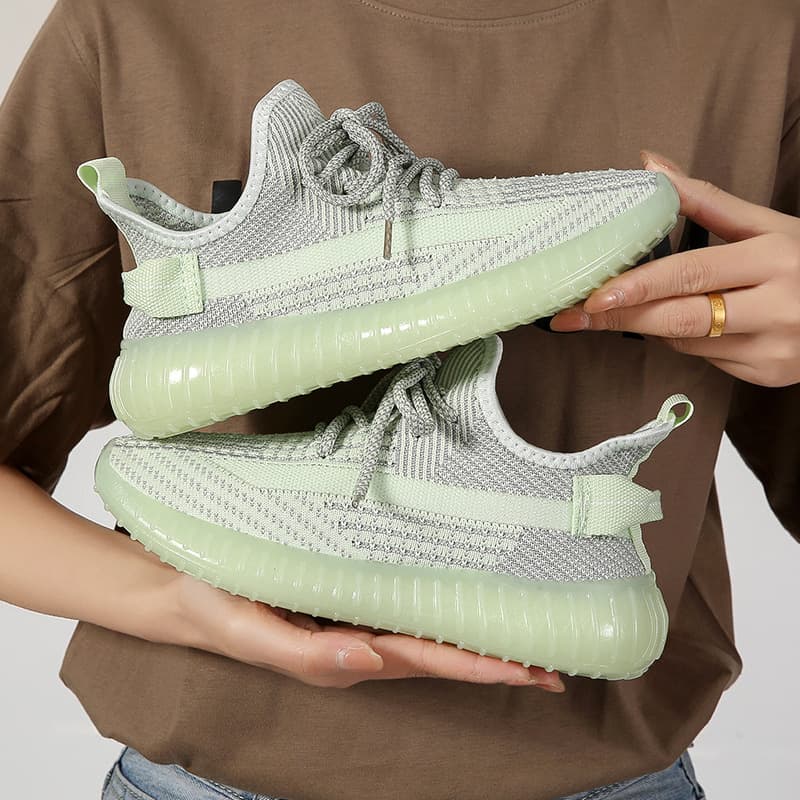 2024 New Spring Flying Weaving Net Shoes Coconut Child Shoes Summer breathable casual shoes Sports shoes Extraordinary daddy shoes 3