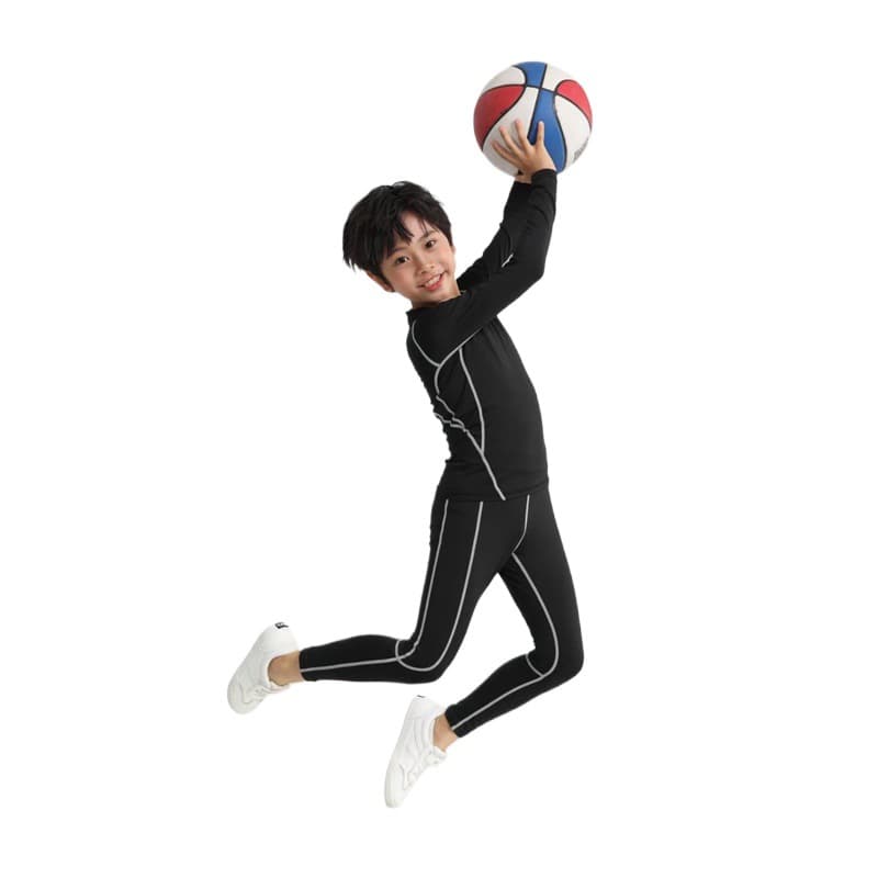 Quick dry body-friendly sports underwear for gym, basketball set, football leggings for training, winter long-sleeve, tight 5