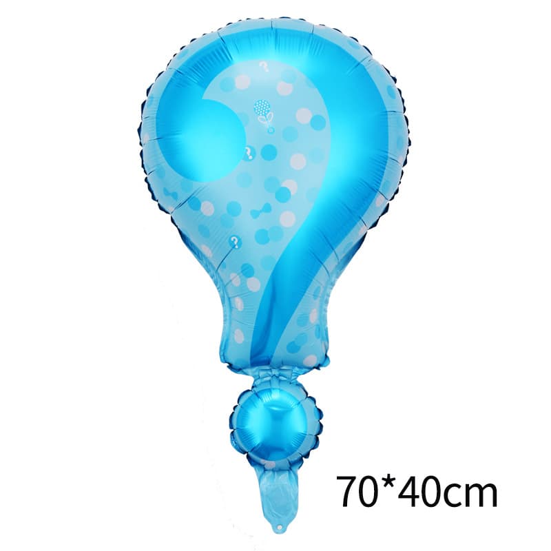 Gender revealing the secrets of the balloon men and women to unveil the baby shower gallery party arrangement Boy or girl aluminum film balloon 2