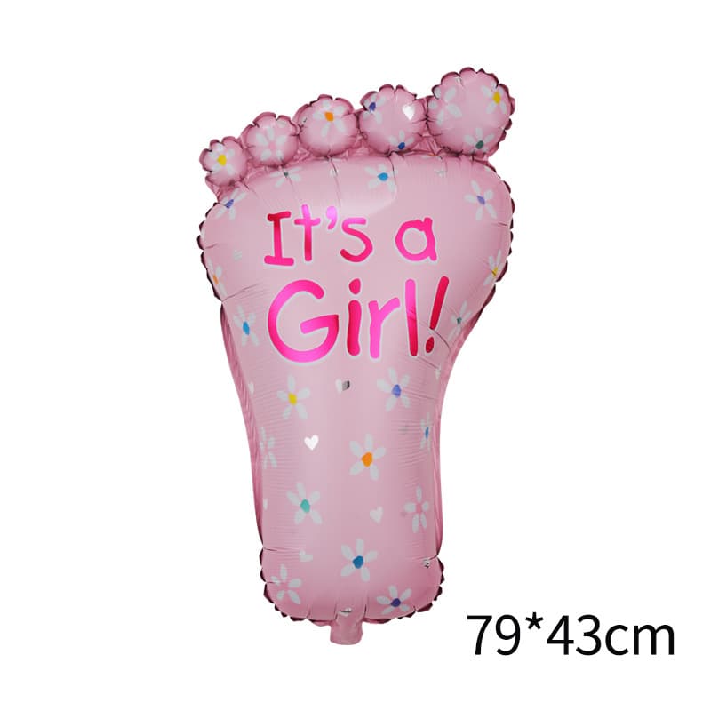 Gender revealing the secrets of the balloon men and women to unveil the baby shower gallery party arrangement Boy or girl aluminum film balloon 3