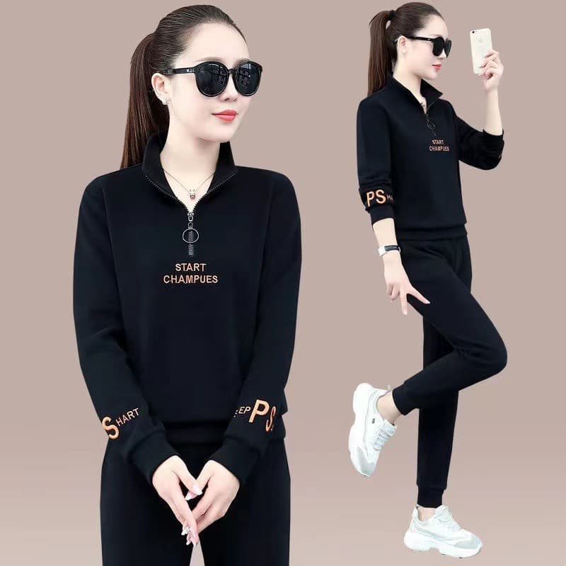 Trend set, sweatshirt, autumn sports suit, 2022 collection, loose fit 4