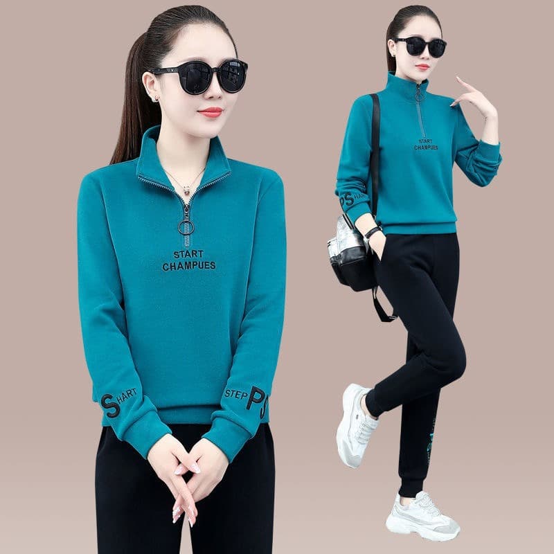 Trend set, sweatshirt, autumn sports suit, 2022 collection, loose fit